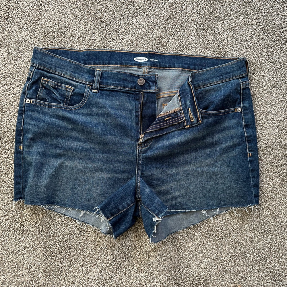 Old Navy Dark Blue Jean Shorts